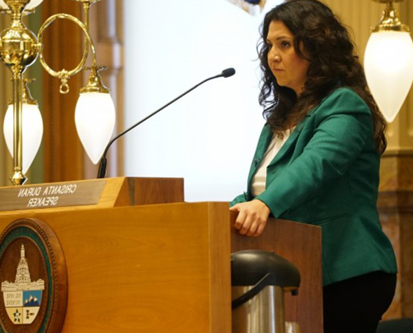 杜克大学校友克里斯塔·杜兰, first Latina speaker of the Colorado House of Representatives.