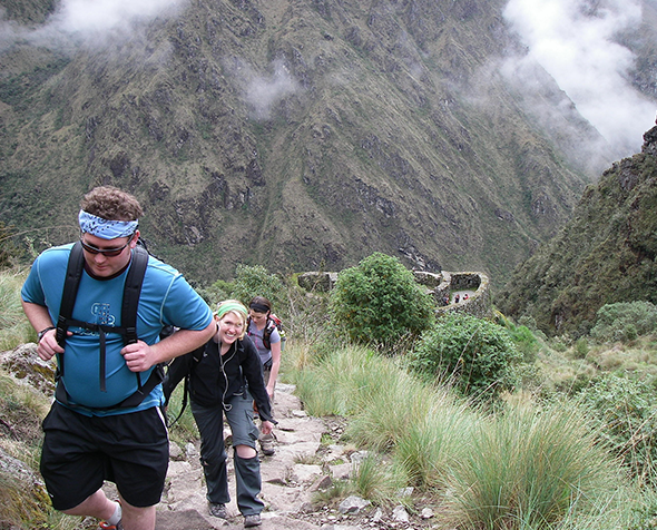 DU students exploring during their studies abroad.